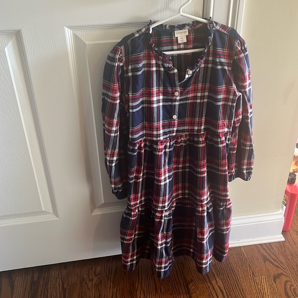 J.Crew girls dress size 10 worn once like new.